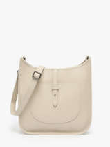 Cross Body Tas Caviar Leder Milano Beige caviar CA25068